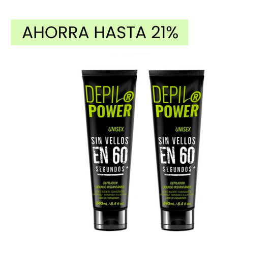 COMBO X2 DEPILPOWER® DEPILADOR INSTANTÁNEO