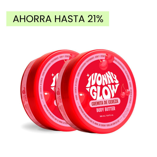 COMBO X2 IVONNY GLOW® CREMITA DE CEREZA