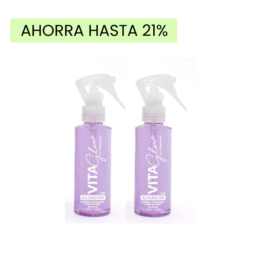 COMBO X2 VITAGLOW® SOFT ALISADOR PROGRESIVO SIN FORMOL