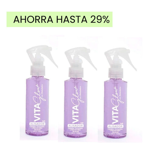 COMBO X3 VITAGLOW® SOFT ALISADOR PROGRESIVO SIN FORMOL